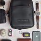 Black crossbody bag