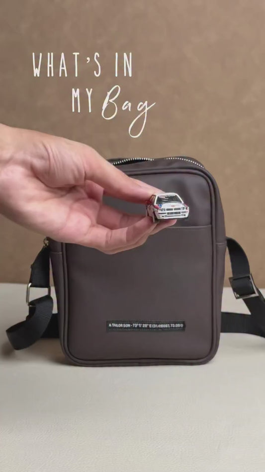 Brown crossbody bag