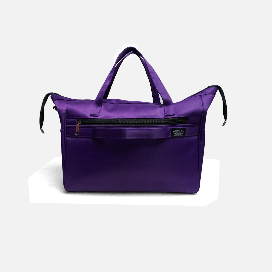 purple teddy diaper bag for baby travel and daily use