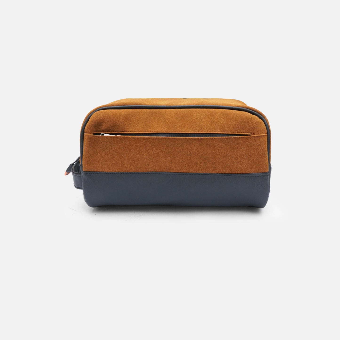 Suede with black Toiletry Bag