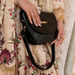 Black saddle bag