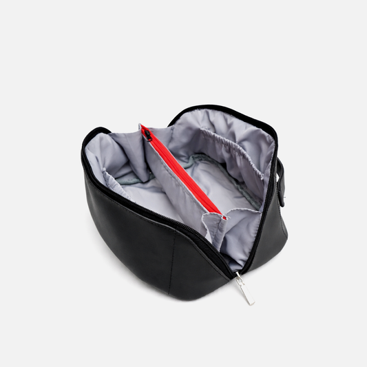 smart organizer toiletry case with multiple compartments