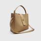 structured beige purse for women